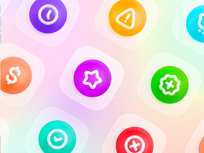 糖果色 icon