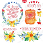 Watercolor floral set.Mother day by Tatiana Kost design on Creative Market: 