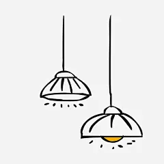 卡通手绘灯吊灯