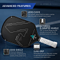 Amazon.com : JOOLA Ben Johns Hyperion CFS 16 Pickleball Paddle - Official Ben Johns Paddle - USAPA Approved Racket - Edge to Edge Sweet Spot, Max Spin Surface & Elongated Handle - Comes With Custom Paddle Cover : Sports & Outdoors