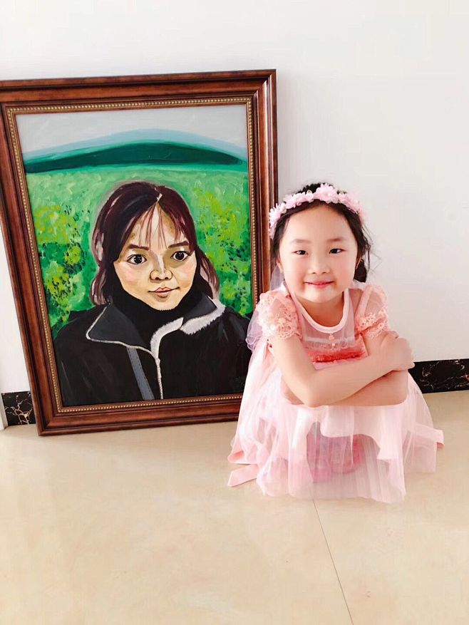 《楚楚与时义自画像》
时义，shiyi，...