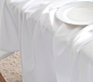 纯白色桌布长方形酒店饭店餐厅圆桌方桌台布多色背景布可定制尺寸-淘宝网