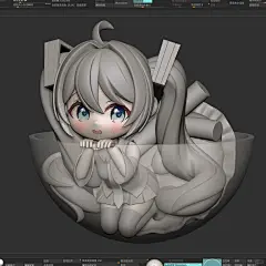 这周做了只超可爱的初音 - 小红书