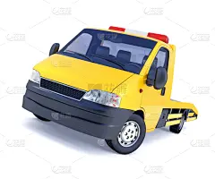 拖运卡车,无人,波兰,背景分离,卡车,汽车,交通,坏掉的,三维图形,商用车