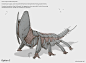 Scorpion Beasts, Julio Nicoletti : I haven't done proper concept work in awhile, so here are 3 versions of a design brief I gave myself. My main references were scorpions and coconut crabs.<br/>flavour text:<br/>"We thought it was thunder