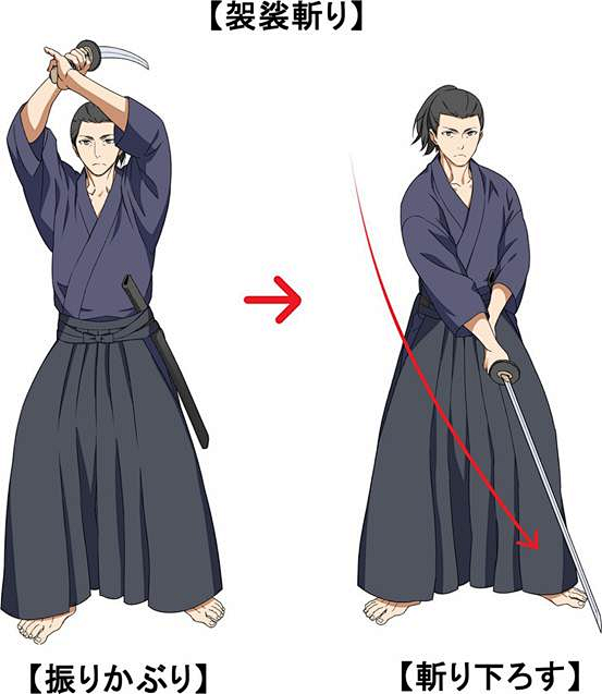 袈裟斩：袈裟斩是使用日本刀最基本的技巧。...