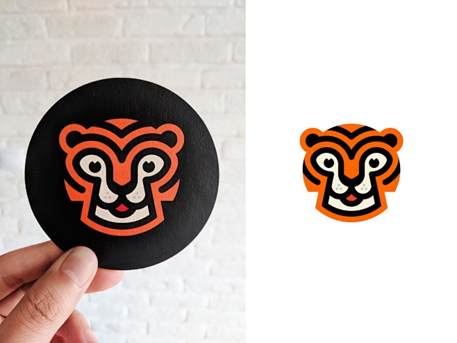 Tiger animal logo me...