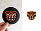 Tiger animal logo merch cat toger animal brand identity mark design branding logo