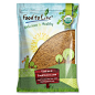 Food To Live ® Certified Organic Whole Golden Flaxseed (Raw, Non-GMO, Bulk Flax Seed) (4 Pounds)