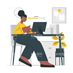 办公  - 源文件下载【酷图网】居家办公,工作,职场,在家办公,兼职,办公