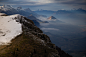 Transition : A sunset on autumn in Vercors, France