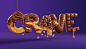 Cadbury CRAVE : We were delighted to be involved in creating this deliciously fun set of type treatments for the lovely people at Davis Design.The concept was to have each of Canada’s top 5 Cadbury bars represented in letter form. This meant dissecting an