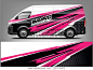 Company car wrap. wrap design for company car and services.