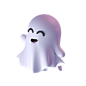 Happy Ghost 3D Icon