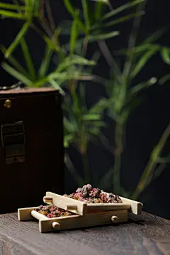 桃花茶花茶茶道茶文化茶叶摄影图