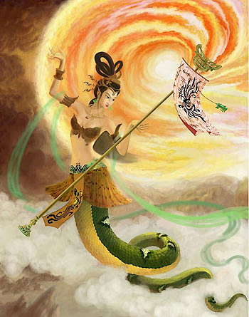 女娲补天中国神话故事神话故事同人文化网