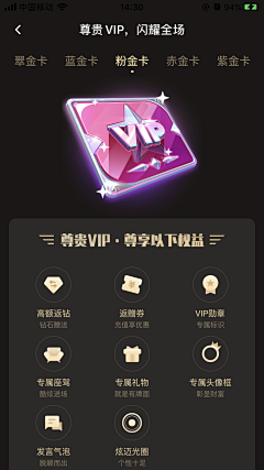 Joey-n采集到APP VIP会员中心