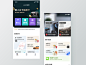 credit card financial，clean character card black bank creativity app white ux design ui