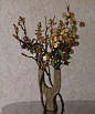 Photo by 陳曦| Ikebana Artist on September 01, 2024. May be an image of flower arrangement, amaranth, ivy and text.