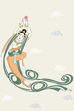 深海少女心*采集到敦煌壁画
