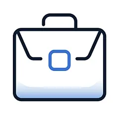 图标图形商务公文包插画公众号次图