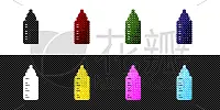 分离着色,计算机图标,黑白图片,儿童,幼儿,婴儿,白色,布置