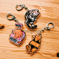 Finally got back home, so I’m planning to reopen my Tictail store on December 28 at 10 PM (PST)! Some new stuff that will be up are my new cat charms, cat enamel pins, and shibe backpack enamel pin!