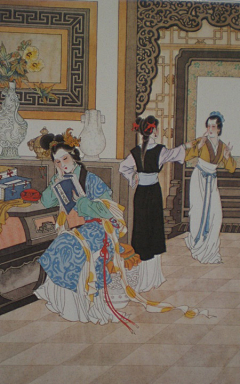 欣语嫣然采集到Painting-国画美女