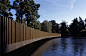 Sackler Crossing Bridge Richmond Upon Thames United Kingdom Architect John Pawson Sackler Crossing Bridge Viewed From North Bank Along Western Side