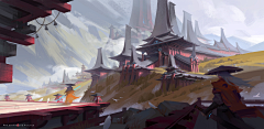 CG-LemY-C采集到场景原画