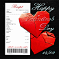 Happy Valentine’s day poster graphic design