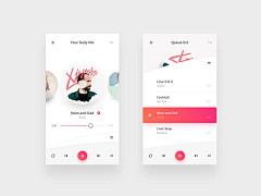 云养猫用户a采集到UI/UX-界面-音乐