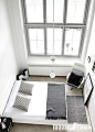 黑白小户型欧式飘窗效果图—土拨鼠装饰设计门户