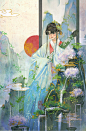 群山_画画的无韵呀__插画师作品_涂鸦王国gracg.com