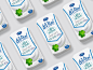 LeVital低脂牛奶包装设计-古田路9号-品牌创意/版权保护平台
