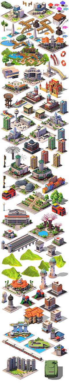 神笔玛良采集到游戏建筑/建筑图标
