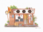 每日插画推荐超话
开一家小店荒度余生
via：小仙女Qin ​​​​