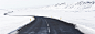 雪地公路海报背景设计图电商设计素材