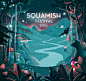 Squamish Festival : The folks from the canadian agency Will asked me to create some illustrations and animated artwork for one of the biggest music festivals in Canada – the Squamish Valley Music Festival.