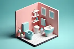 3D户型图3D室内设计装修透视图模型