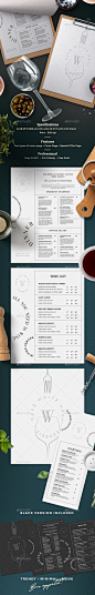 餐厅菜单——食品菜单打印模板Restaurant Menu - Food Menus Print Templates酒吧,生意,咖啡馆,干净,咖啡,晚餐,喝酒,优雅,快餐,传单,食物,食品菜单,菜单,菜单设计,菜单模板,最少,简约、现代、打印templat,餐厅,餐厅菜单,复古,模板,古董 bar, business, cafe, clean, coffee, dinner, drink, elegant, fast food, flyer, food, food menu, menu, menu des