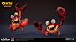 Crash Bandicoot 4 - Crab, Airborn Studios : The crab is a classic among the ranks of Crash Bandicoot enemies - and we were delighted to do 3D work on its Crash 4 version! :33D Artist: Florentine PostemaConcept provided by the lovely folks of Toys for 