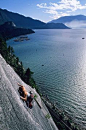 Rock climbing in Squamish