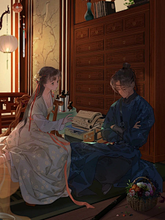 Mengratio采集到古风插画