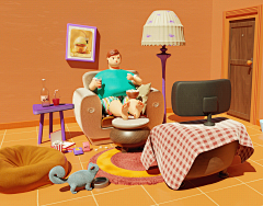 nikkiliu采集到C4D 三维（国外）