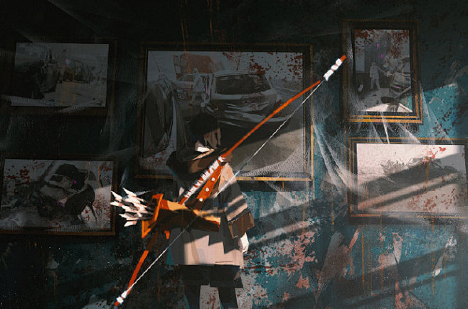 场景插画/场景图/场景概念设计 场景插画...