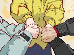 医学生用漫画诠释抗疫精神——致敬、感动_石家庄