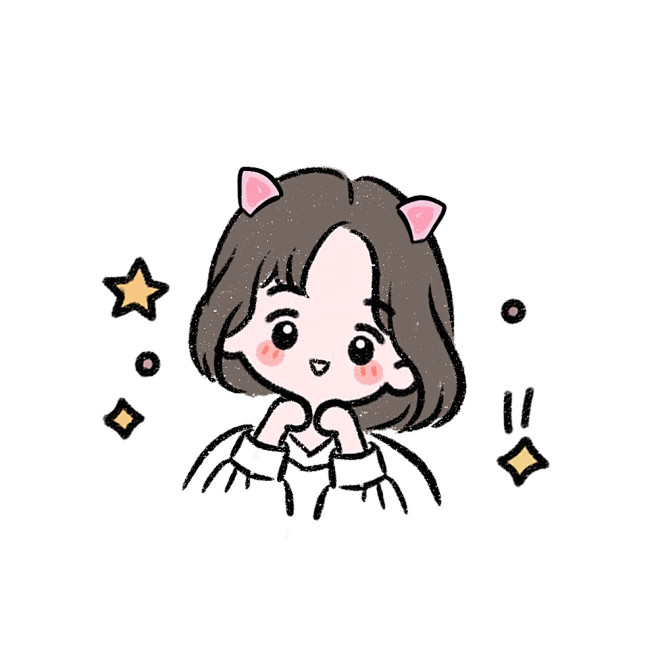 q版手绘卡通简笔画头像情侣手机壳设计漫画壁纸定制真人照片手绘淘宝