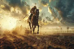 马场骑士人物运动形象