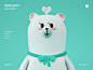 Midea Family Graphic design creative contest-XIONG XIN character mascot illustration ui three-dimensional design 三维 c4d